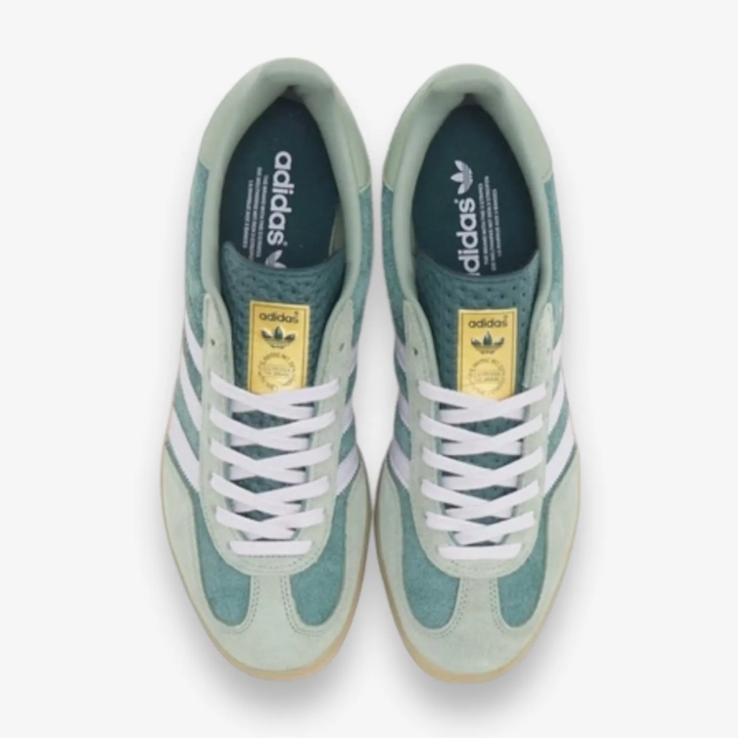 Adidas Gazelle Indoor Mineral Green Silver Dawn JI0323