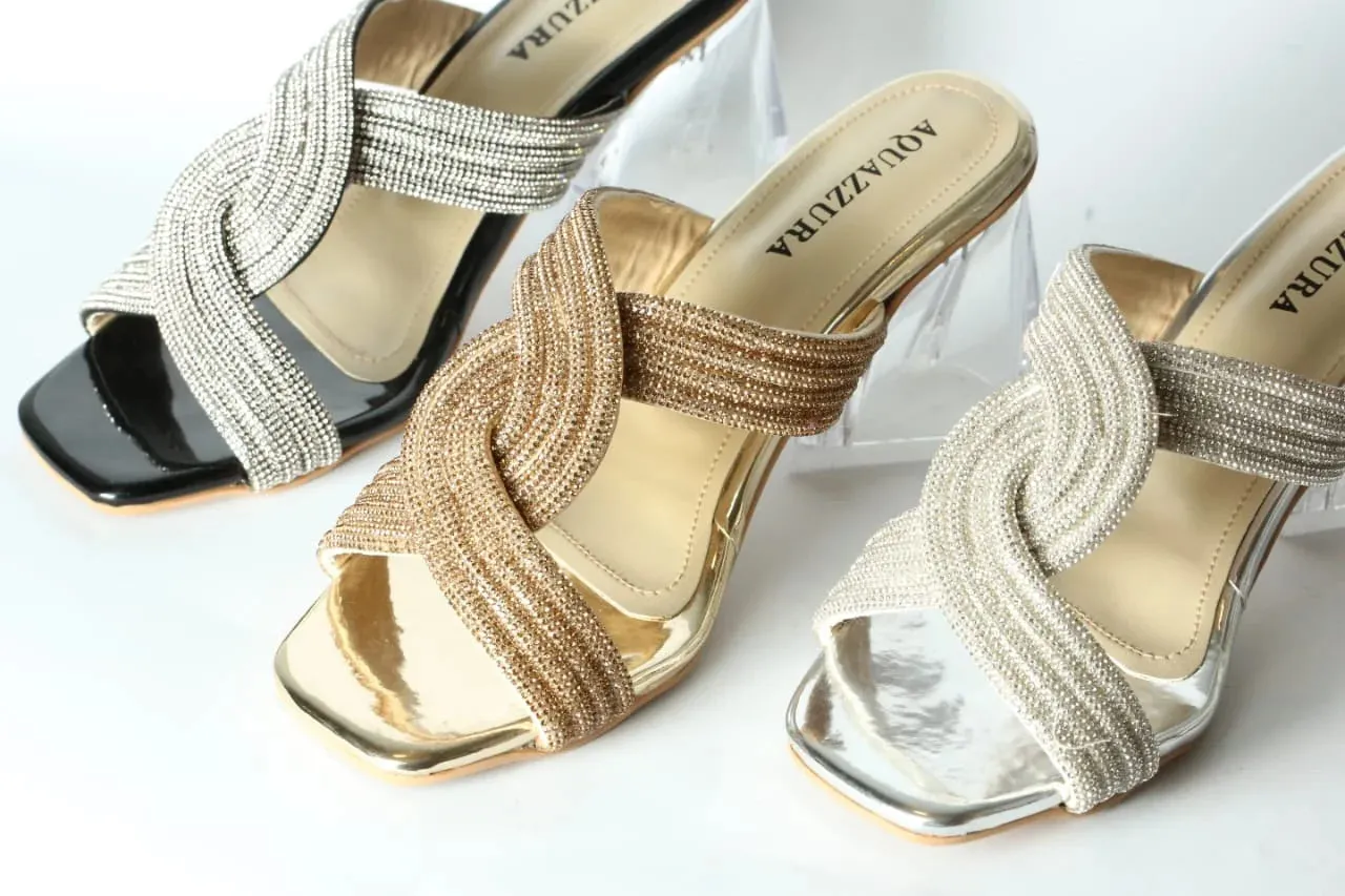AQUAZZURA TRANSPARENT HEELS