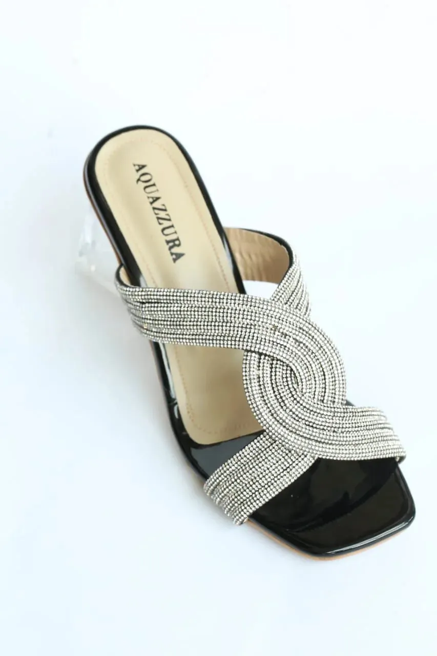 AQUAZZURA TRANSPARENT HEELS