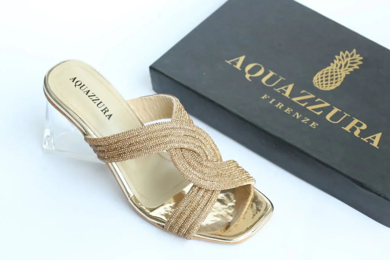 AQUAZZURA TRANSPARENT HEELS