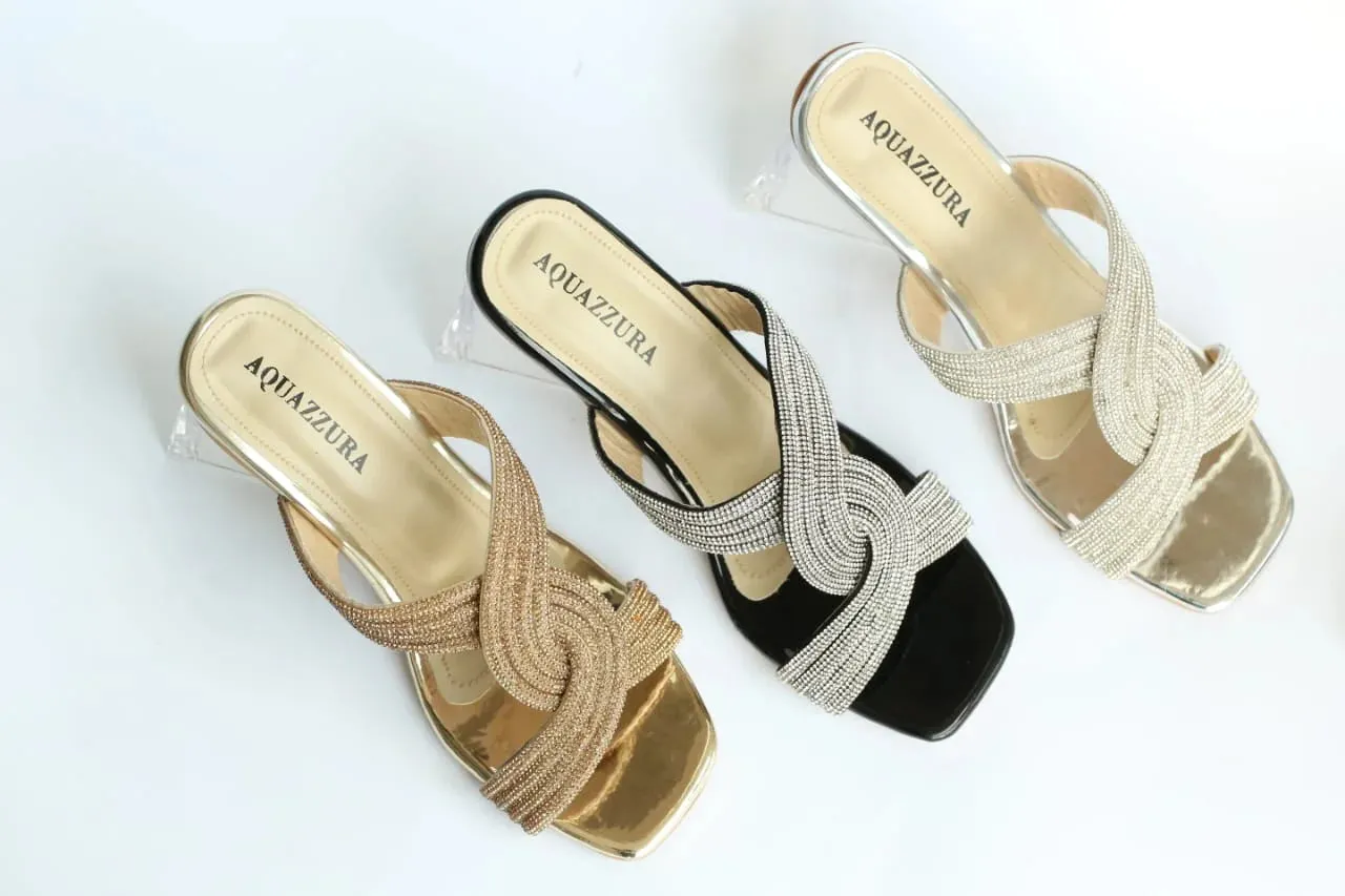 AQUAZZURA TRANSPARENT HEELS