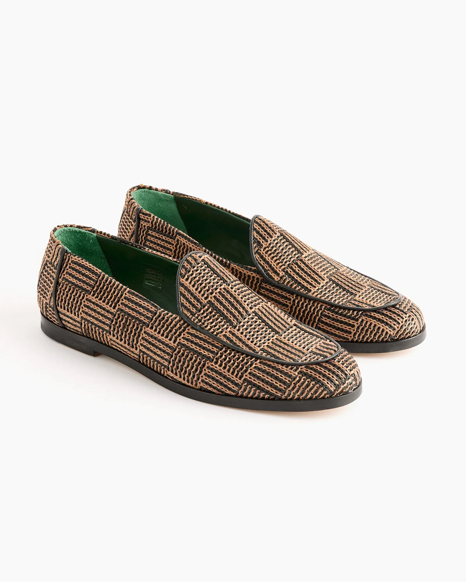 Belgee in Brown Raffia