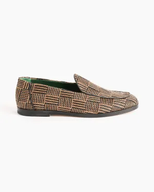 Belgee in Brown Raffia