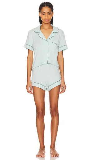eberjey Gisele Relaxed PJ Set in Baby Blue