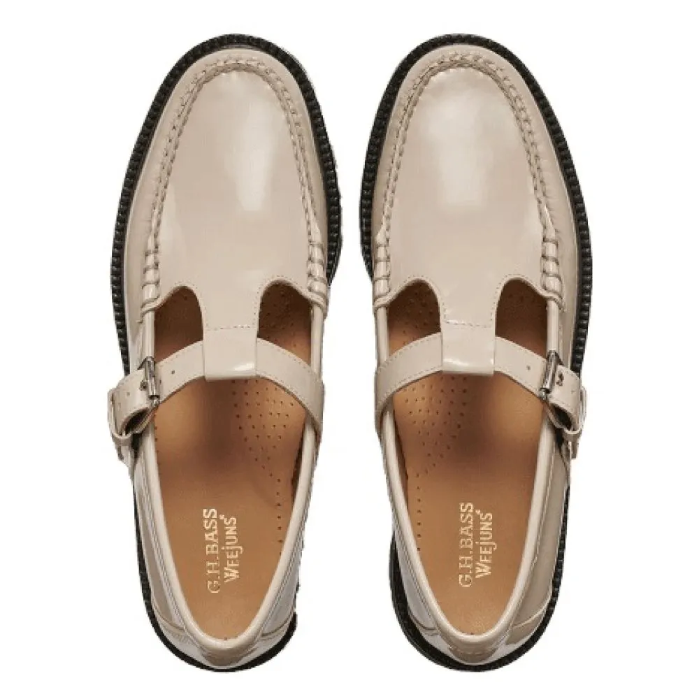 G.H. Bass Women's Mary Jane Super Lug Weejuns Loafer in Beige