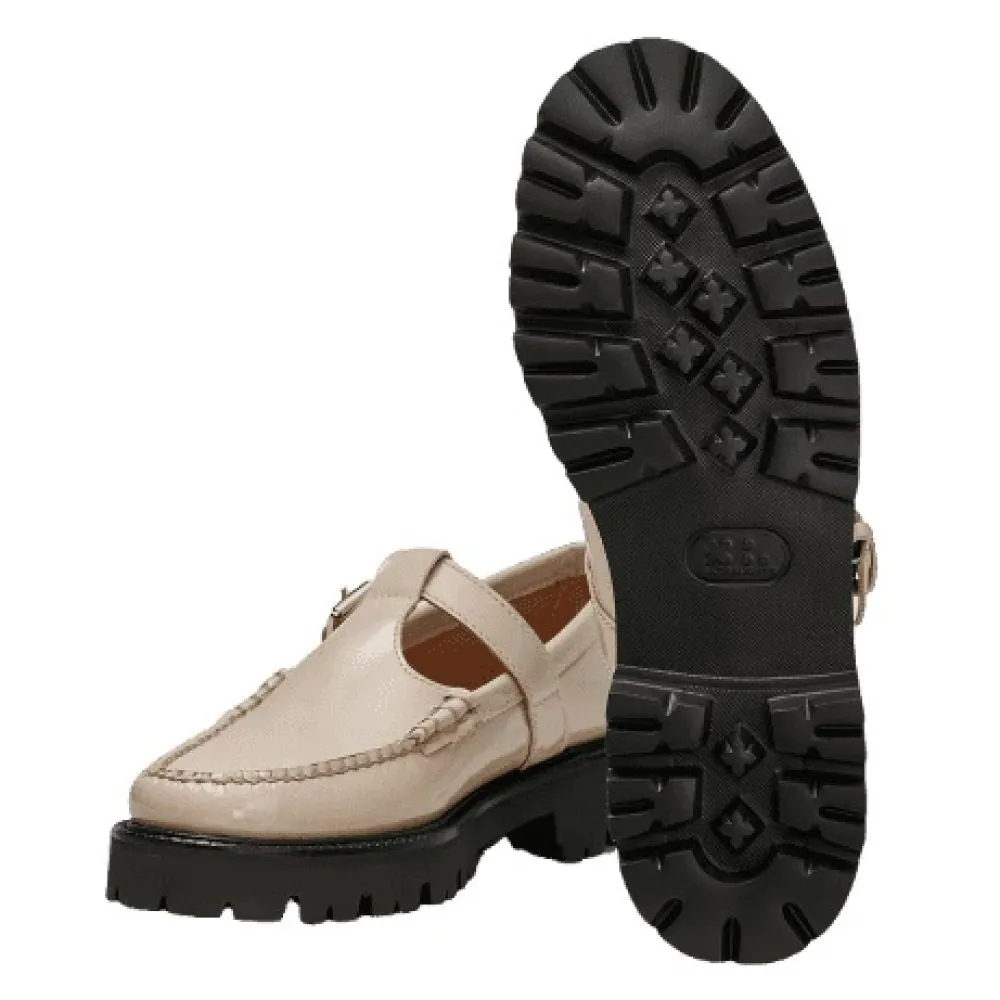 G.H. Bass Women's Mary Jane Super Lug Weejuns Loafer in Beige