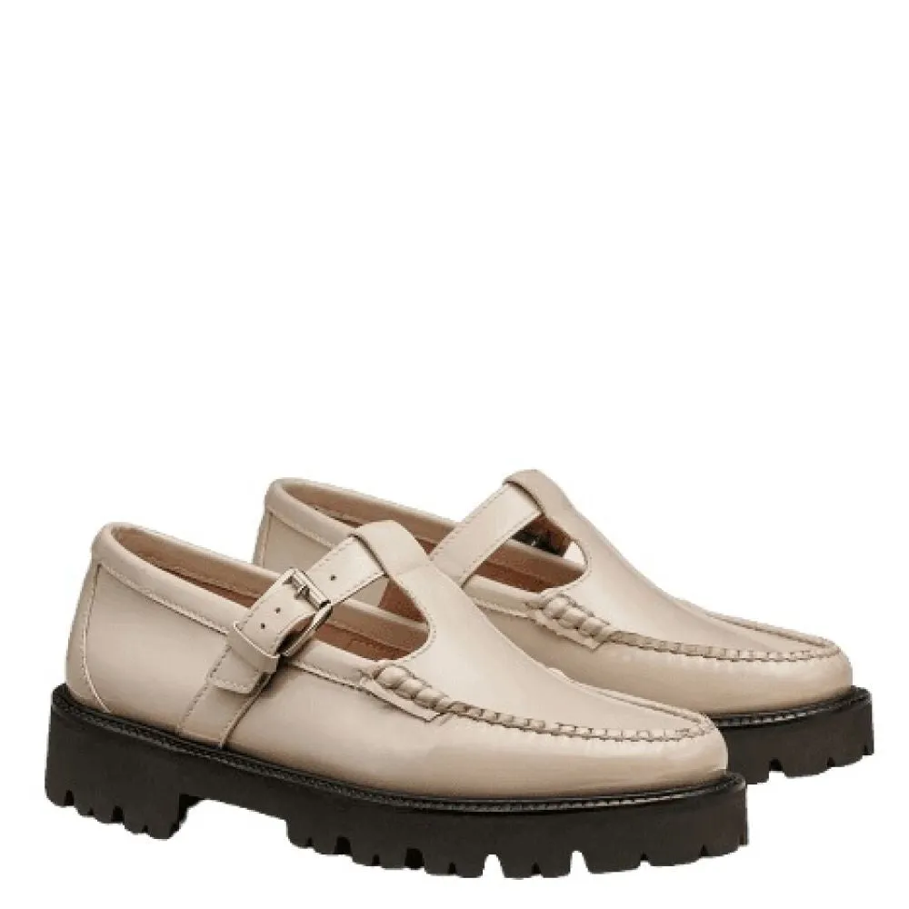 G.H. Bass Women's Mary Jane Super Lug Weejuns Loafer in Beige