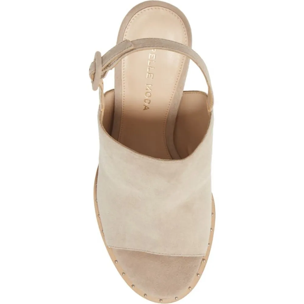 Grove Mushroom Suede Pelle Moda Sandals