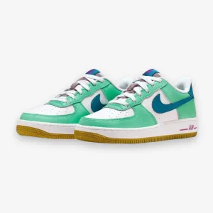 Nike Air Force 1 LV8 BG White Green Abyss Spring FJ4613-100