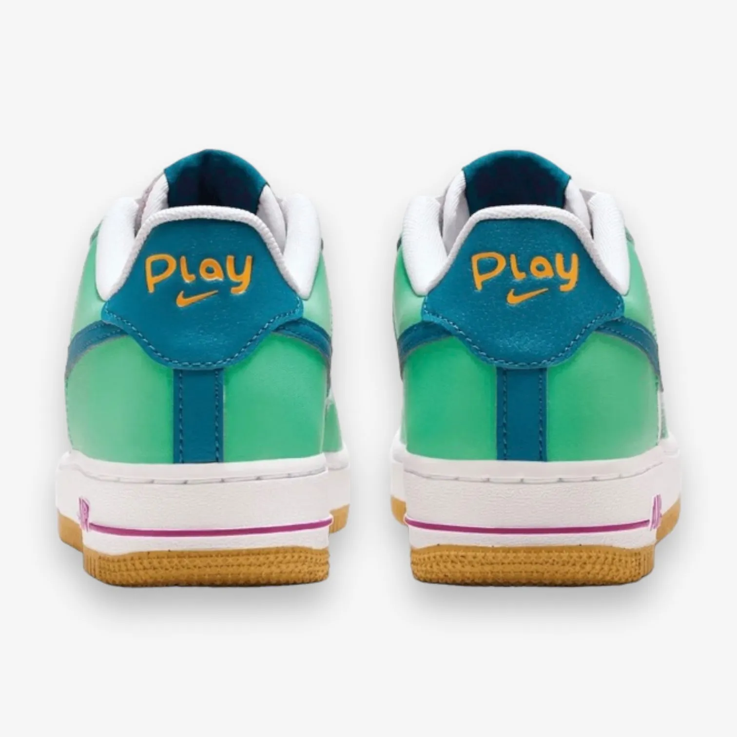 Nike Air Force 1 LV8 BG White Green Abyss Spring FJ4613-100
