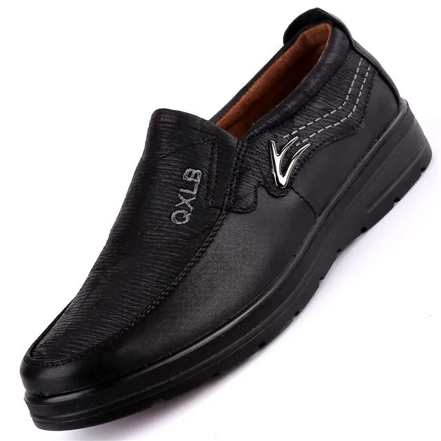 Old Men Shoes - Vintage Mesh Ultralight Men's Non-slip Shoes Moccasins