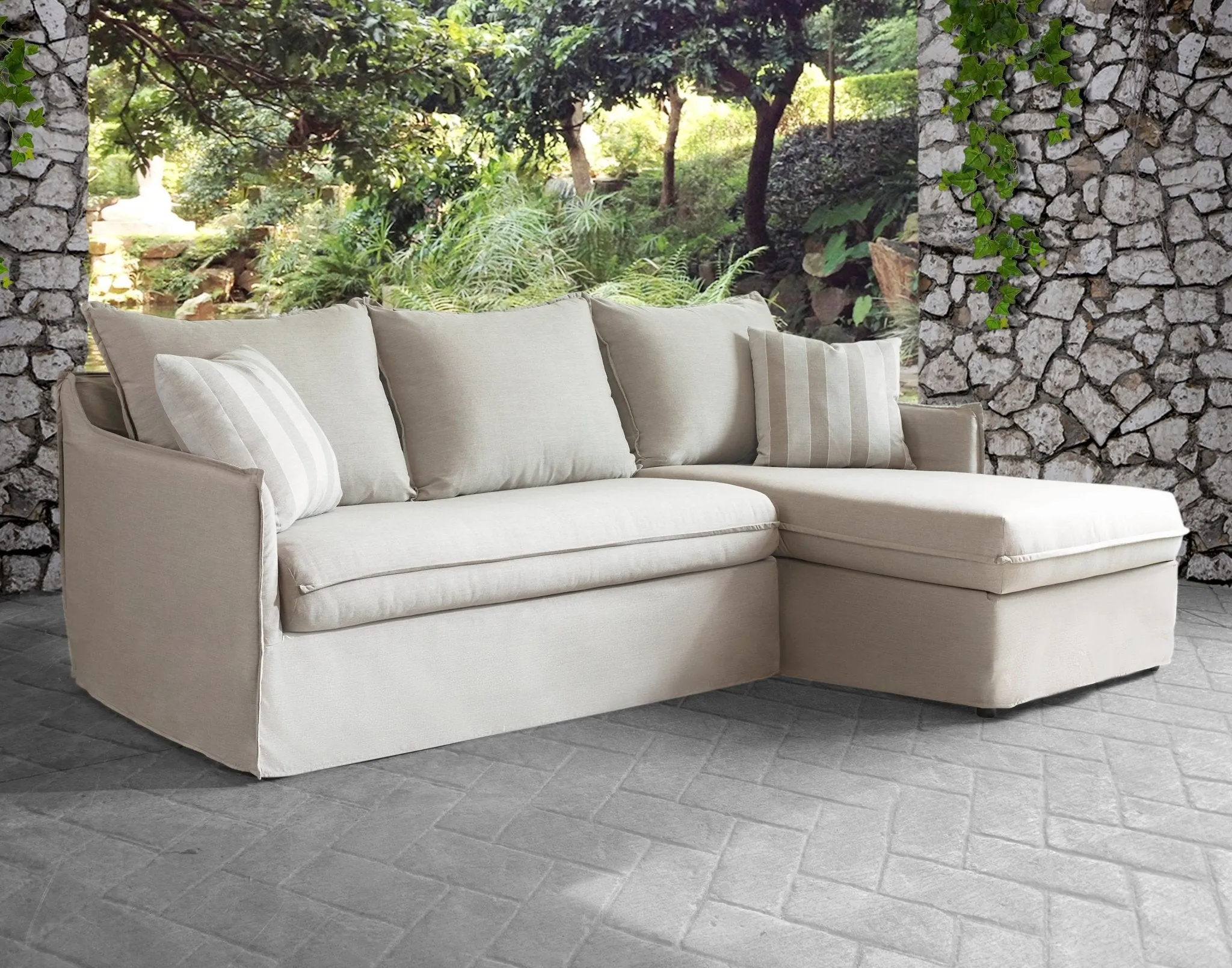 OUTDOOR SANTA MONICA CHAISE SECTIONAL