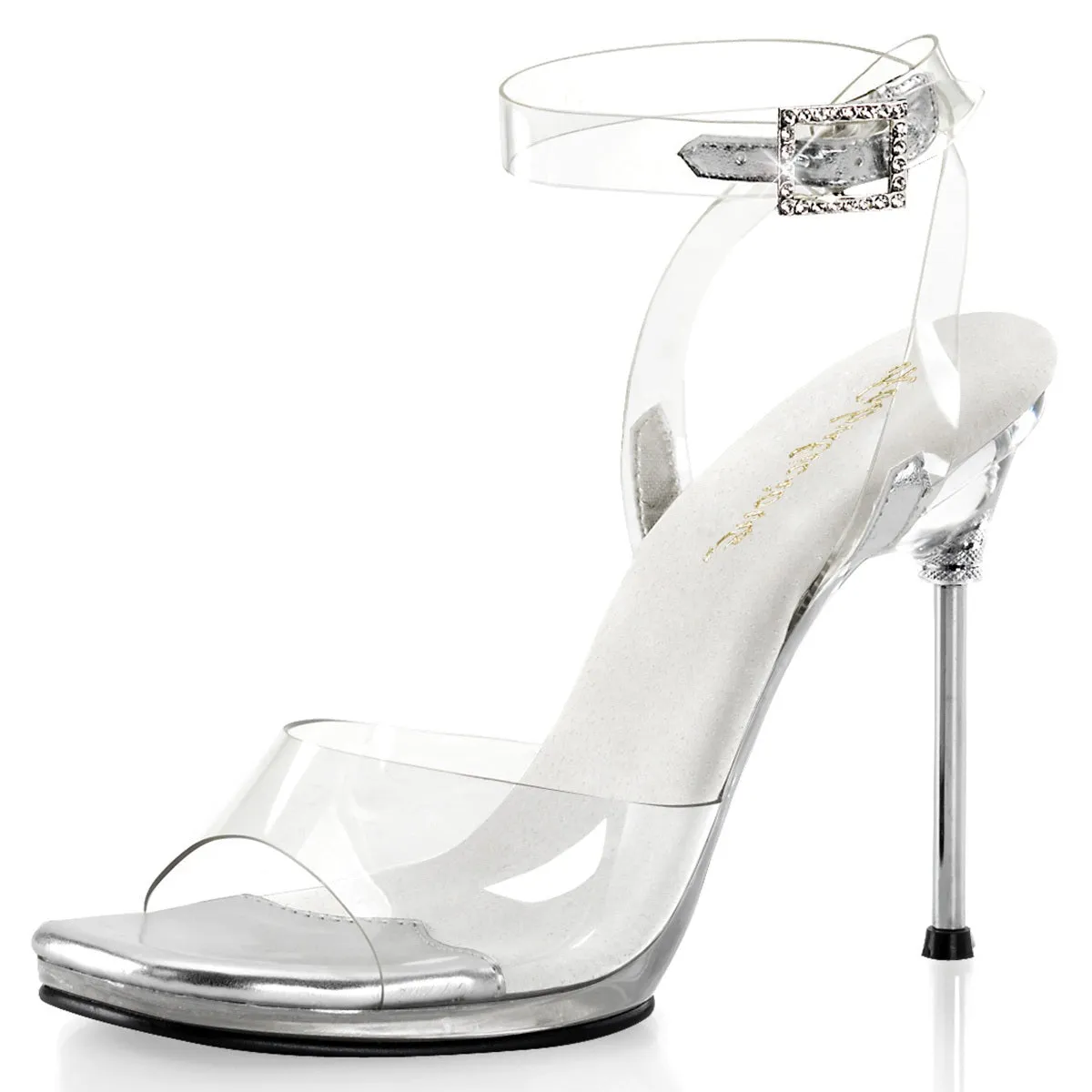 Pleaser, Fabulicious, Women 4.5" Stiletto High Heels Platform Sandal. CHIC-06