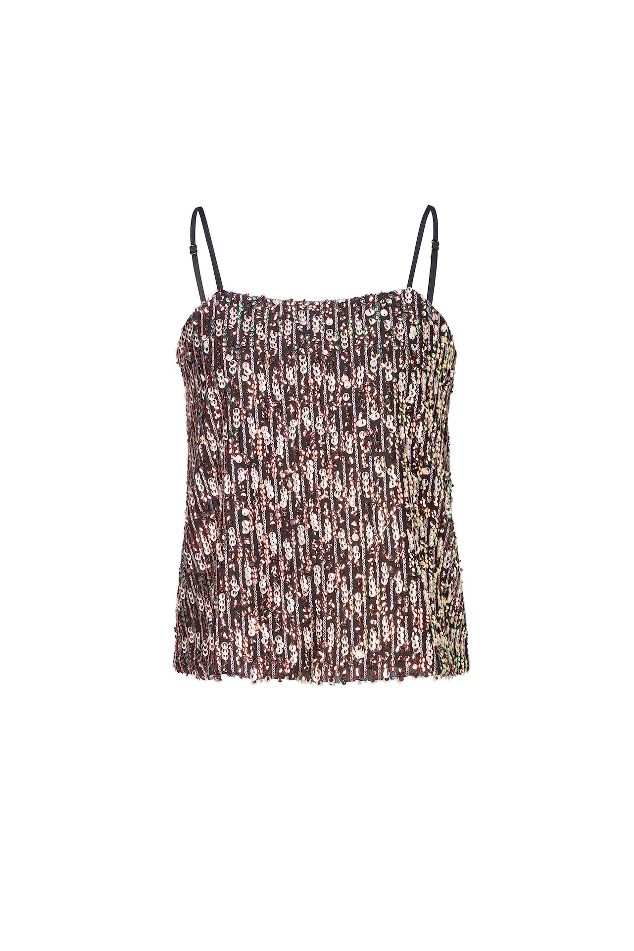 PRIAH Sequin Cami Tank