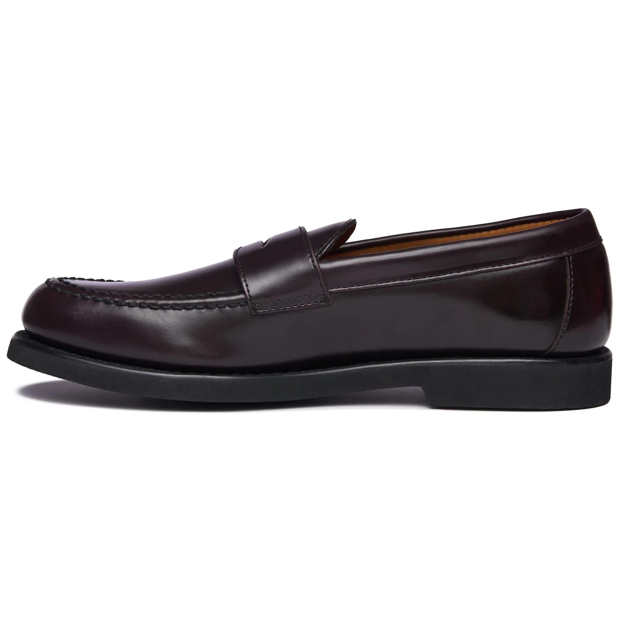 RYAN BRUSHED PO - Moc - Moccasin - Man - BROWN BURGUNDY