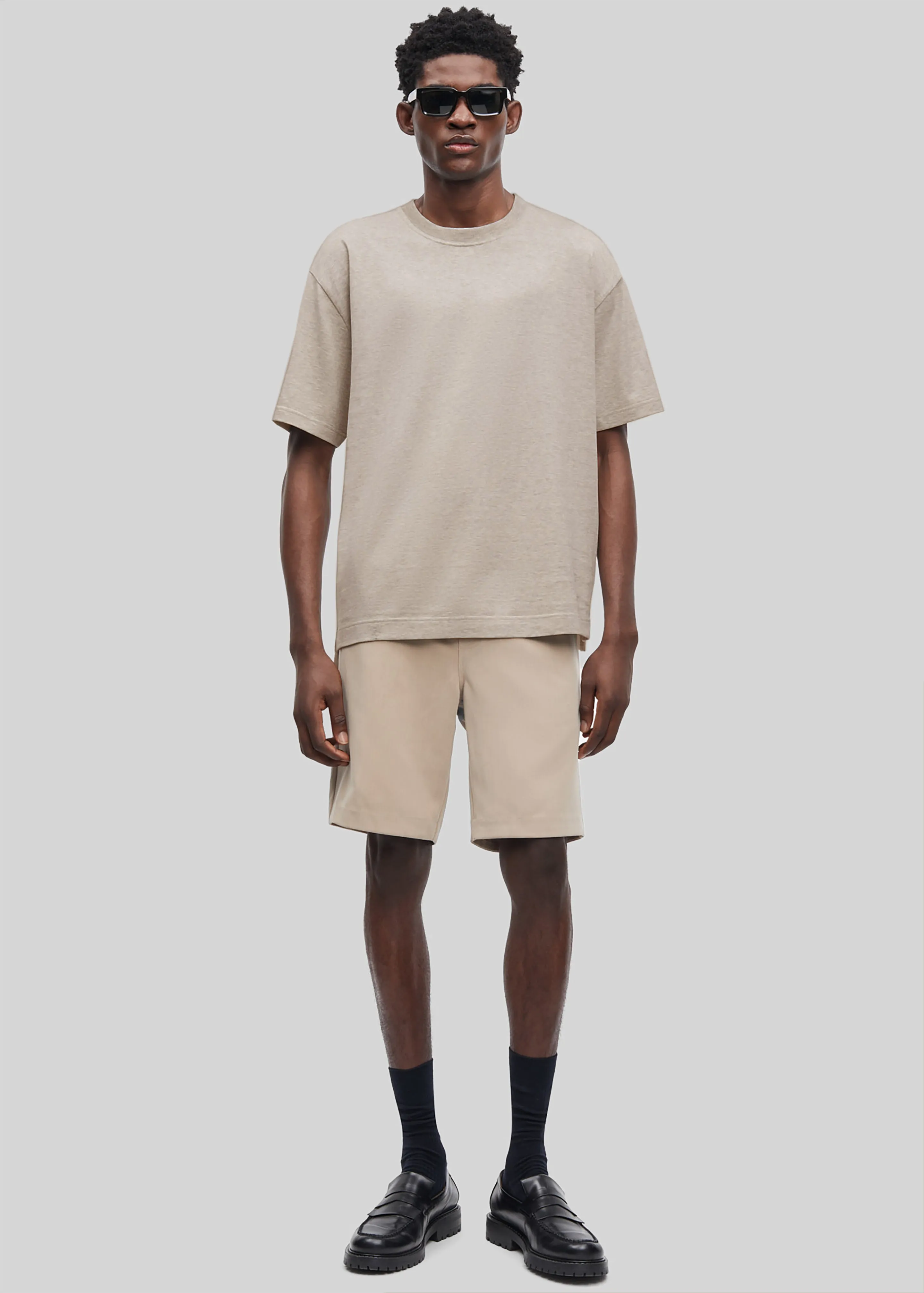 Samsøe Samsøe Saparker T-Shirt - Greige Melange