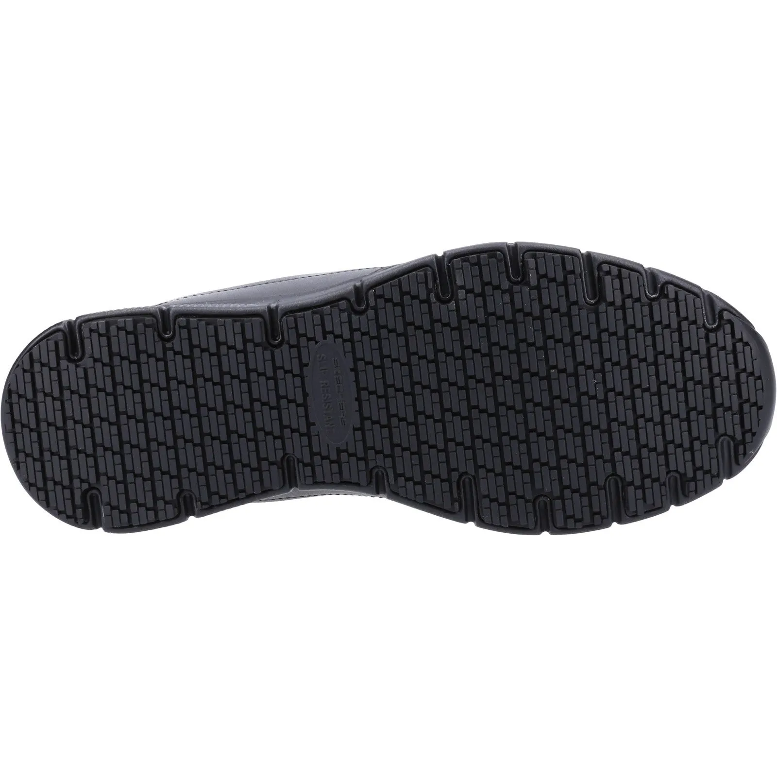 Skechers Mens Nampa Groton Occupational Shoes - Black