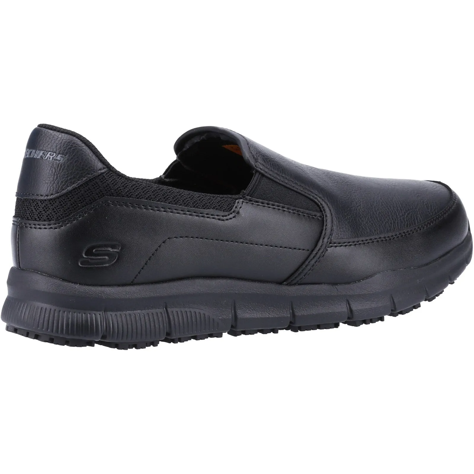 Skechers Mens Nampa Groton Occupational Shoes - Black