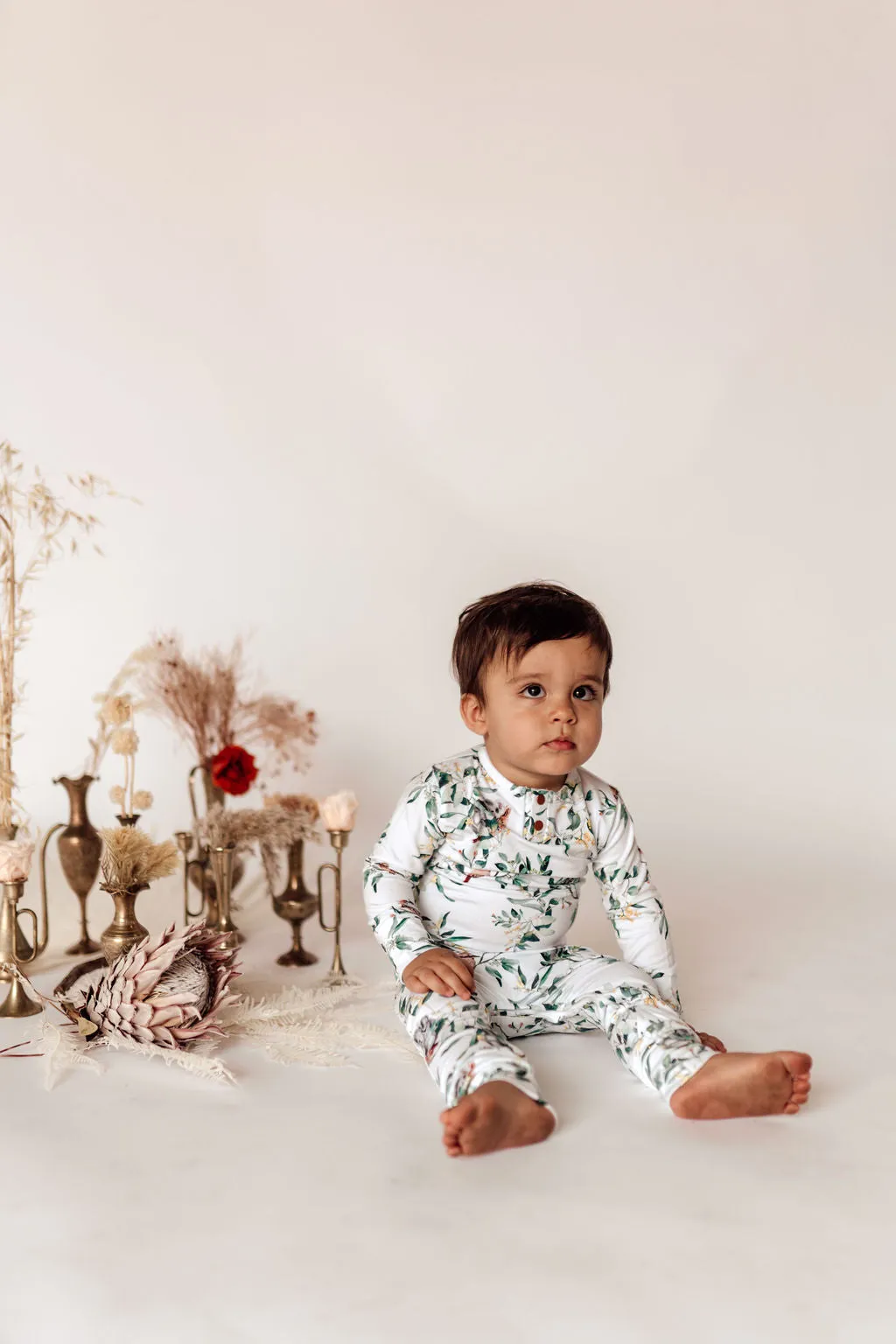 Snuggle Hunny Kids Growsuit - Eucalypt