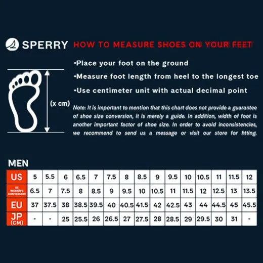 Sperry Men's Captain's Moc Hemp Slip On Sneaker - Black (STS24807)