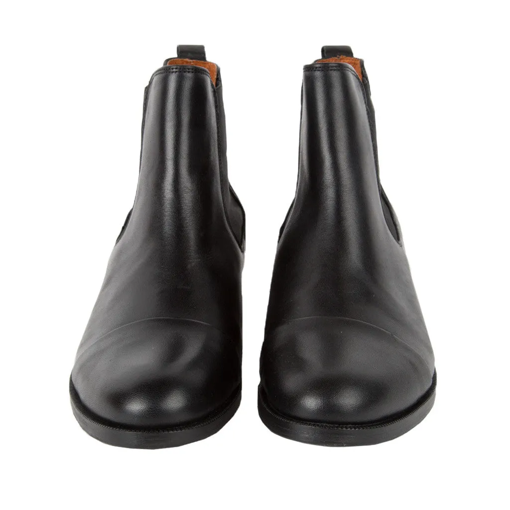Ten Points Diana Chelsea Boot in Black Leather