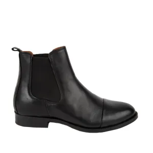 Ten Points Diana Chelsea Boot in Black Leather