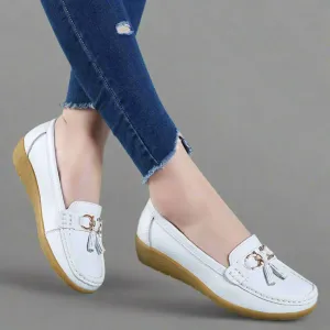 Ulfrida | Stylish and Comfortable Orthopedic Leather Moccasins