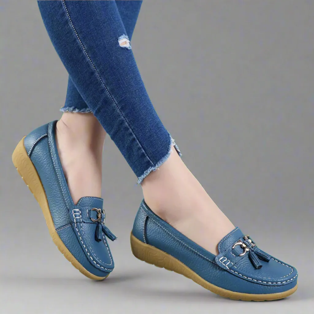 Ulfrida | Stylish and Comfortable Orthopedic Leather Moccasins
