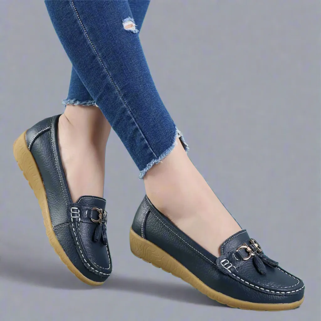 Ulfrida | Stylish and Comfortable Orthopedic Leather Moccasins