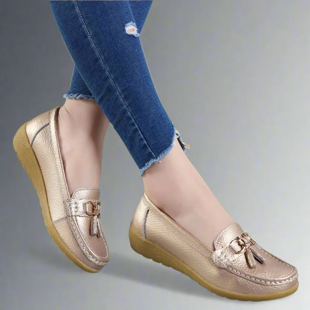 Ulfrida | Stylish and Comfortable Orthopedic Leather Moccasins