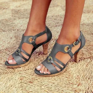Zania - Comfortable Heel Sandal
